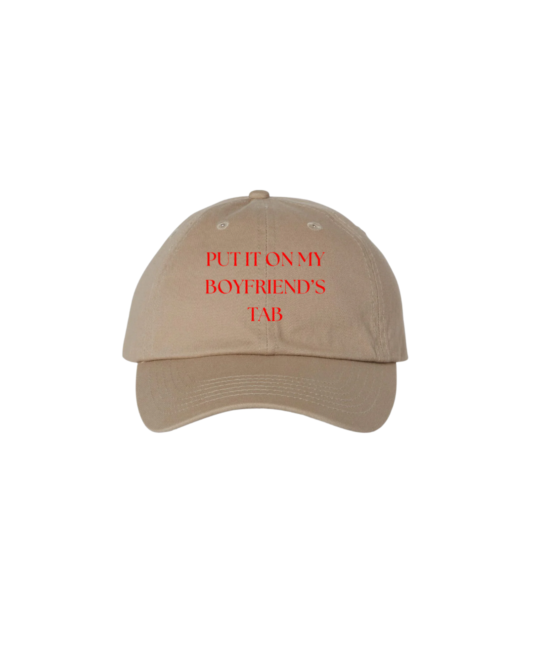 Put It On My Boyfriends Tab Cap