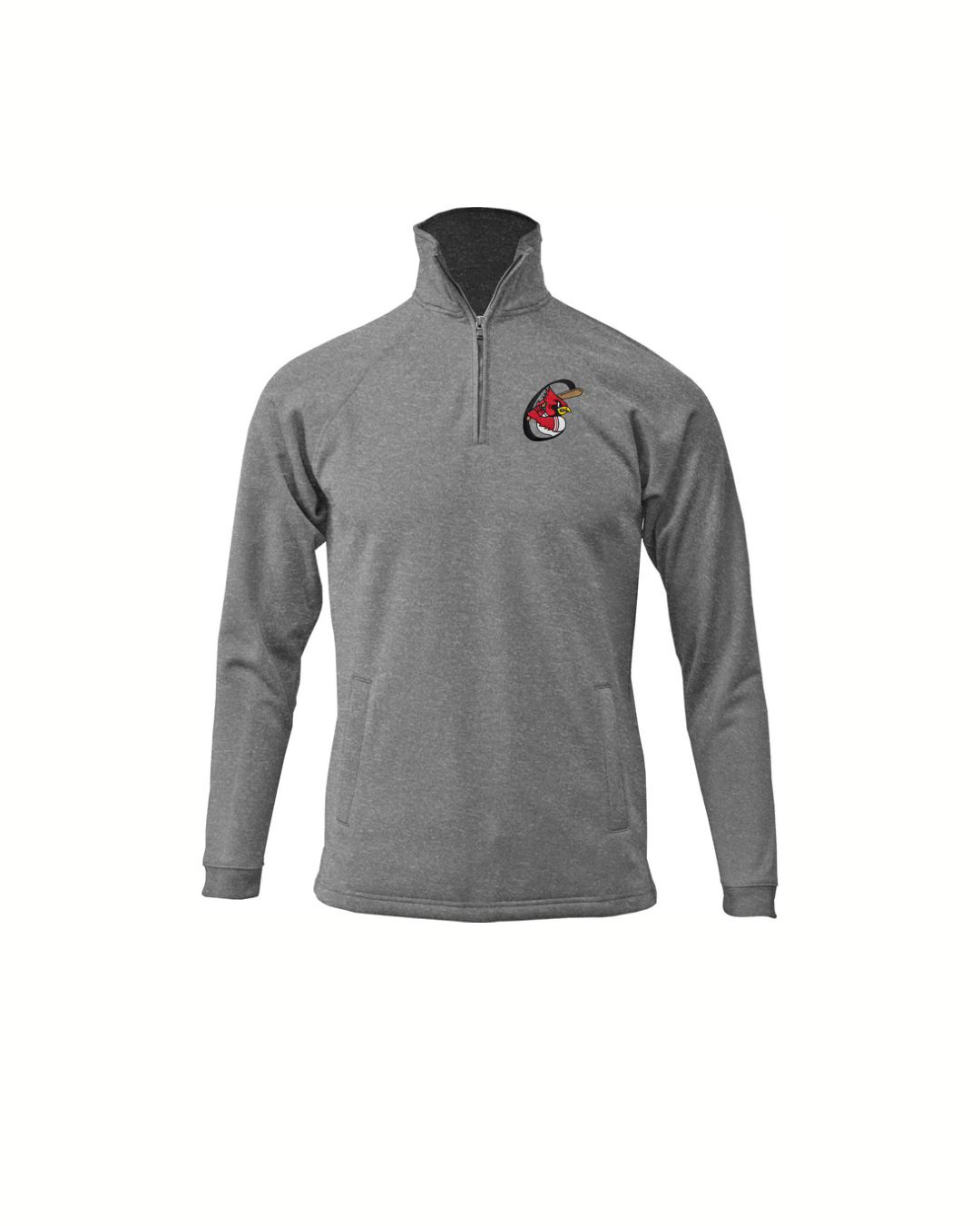 Cardinal Baseball Quarter Zip Sweatshirt