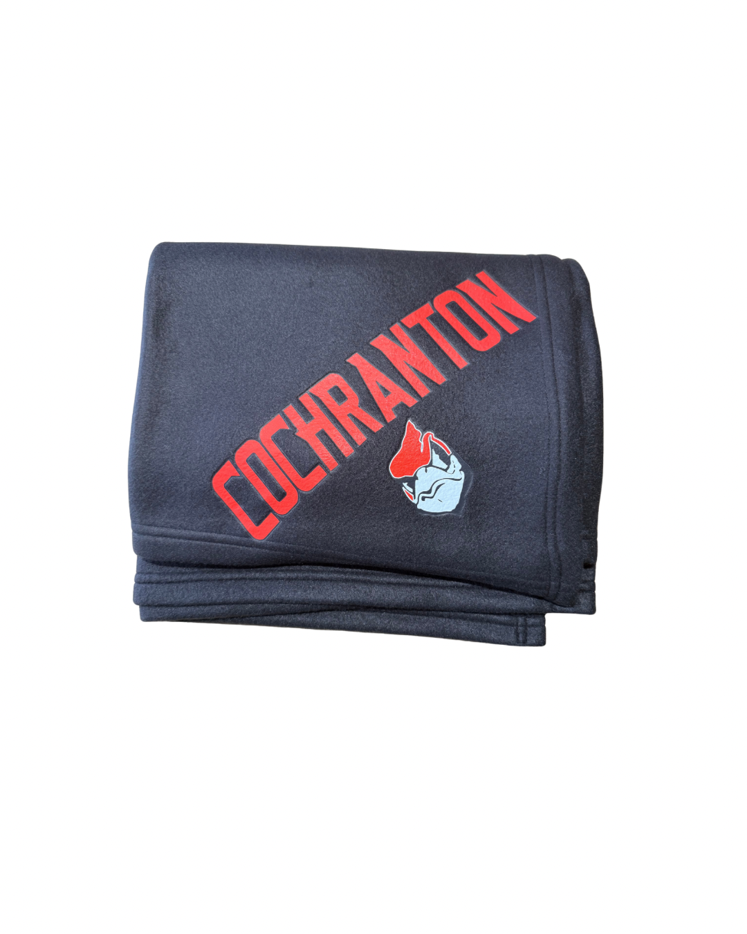 Black Cardinal Fleece Blanket