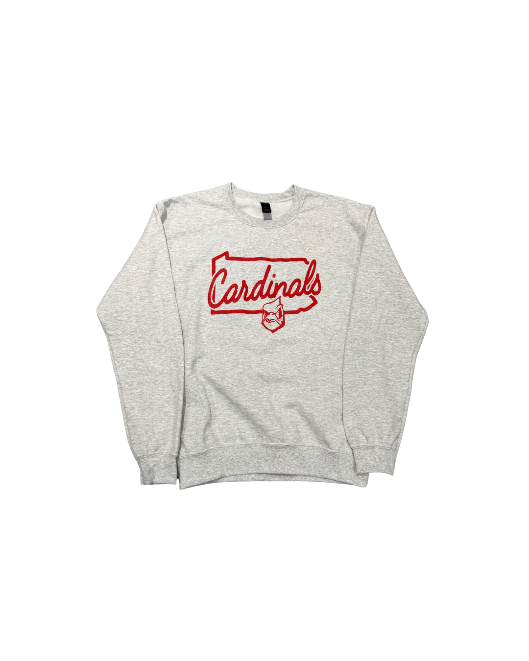 Cardinals Athletic Grey Crewneck