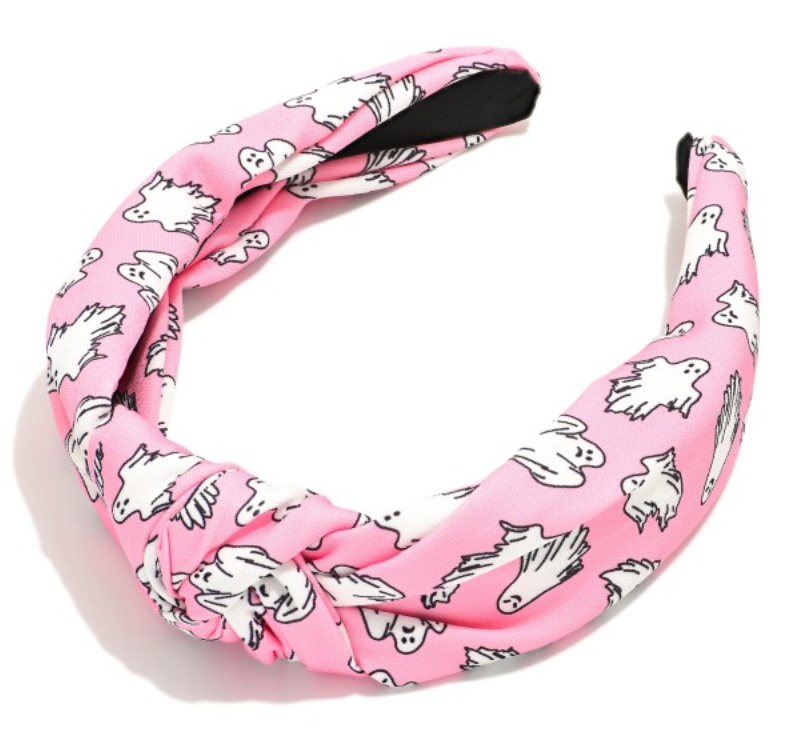 Pink Ghost Headband