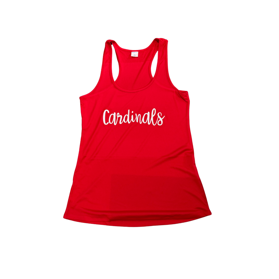 Glitter Cardinals Tank Top