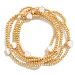 White Heart Bracelet