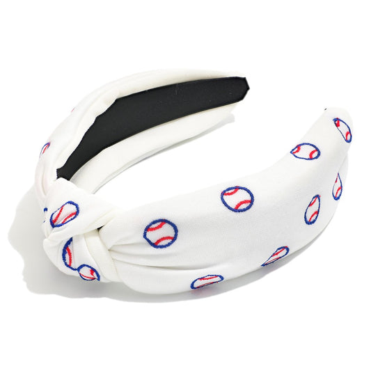 Baseball Knotted Headband