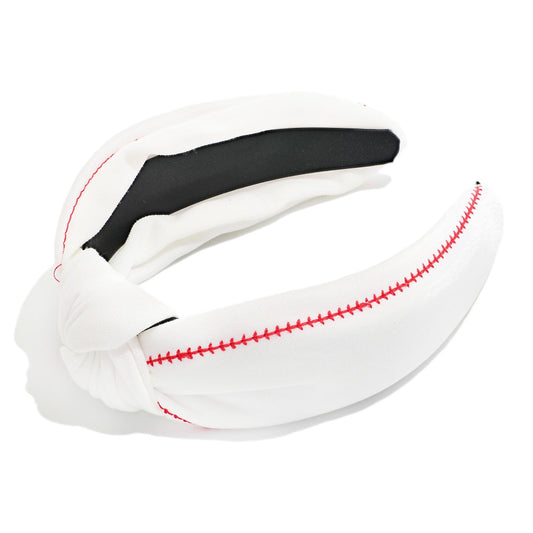 Baseball Laces Knotted Headband