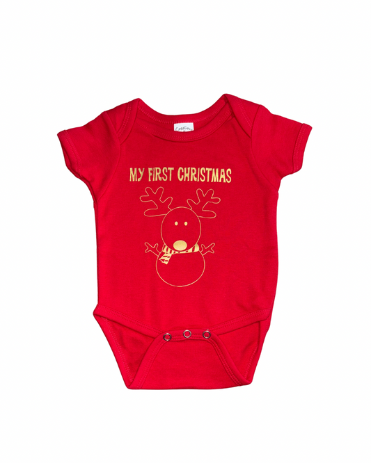 First Christmas Red Onsie