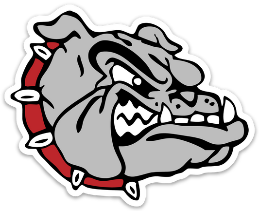 Meadville Bulldog Die Cut Sticker