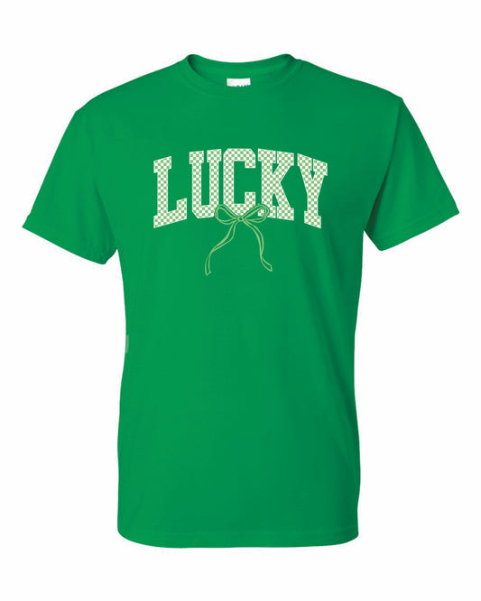 Lucky Green Bow T-Shirt