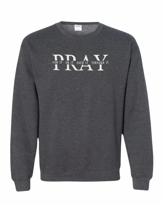 Pray Grey Crewneck