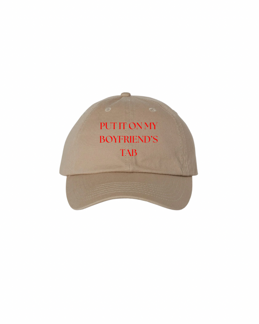 Put It On My Boyfriends Tab Cap