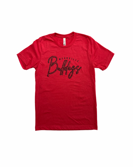 Meadville Bulldogs Red T-Shirt