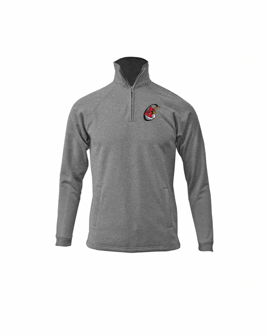 Cardinal Baseball Quarter Zip Sweatshirt