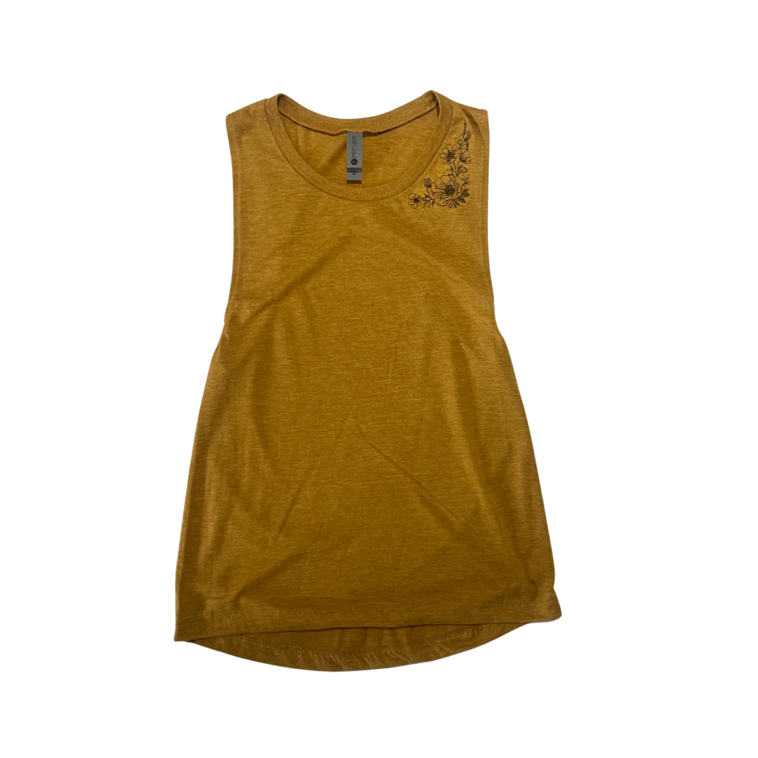 Mustard Flower Tank Top