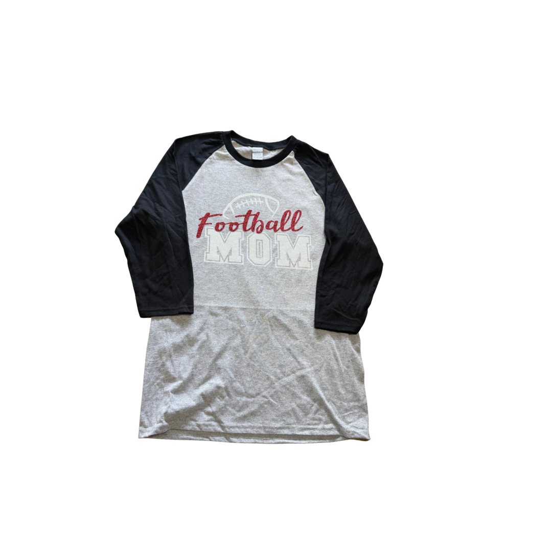 Glitter Football Mom