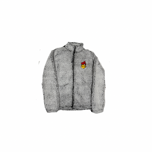 Full Zip Cardinal Grey Sherpa