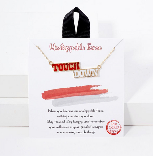 Touch Down Necklace