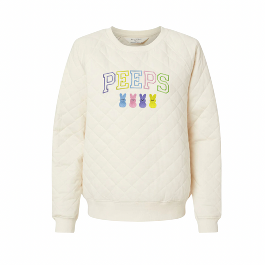 Peeps Quilted Crewneck