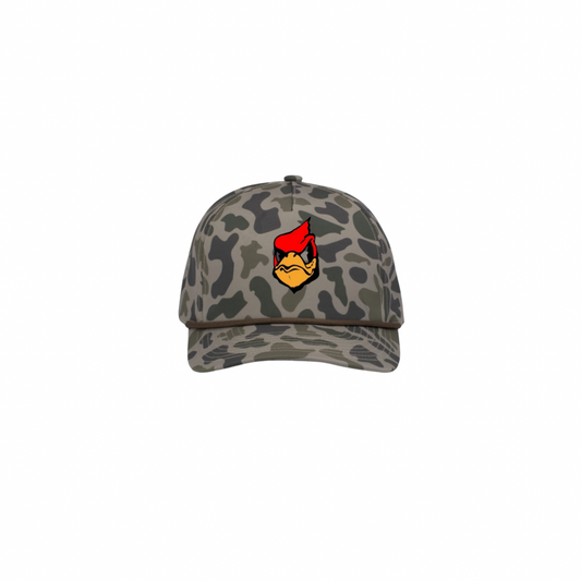 Duck Camo Coastal Cardinal Rope Hat